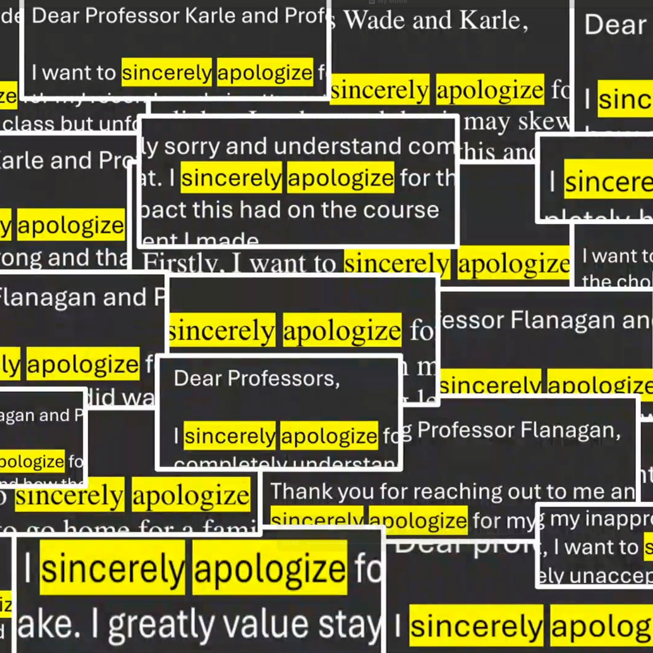 Their Professors Caught Them Cheating. They Used A.I. to Apologize.