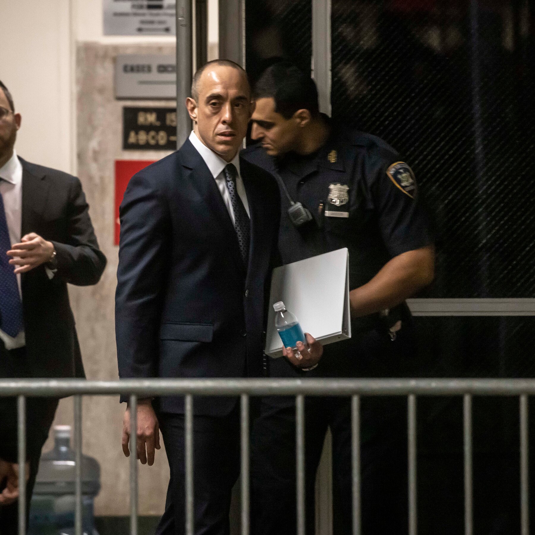 They weren’t in court, but Adams’s prosecutors made their presence felt.