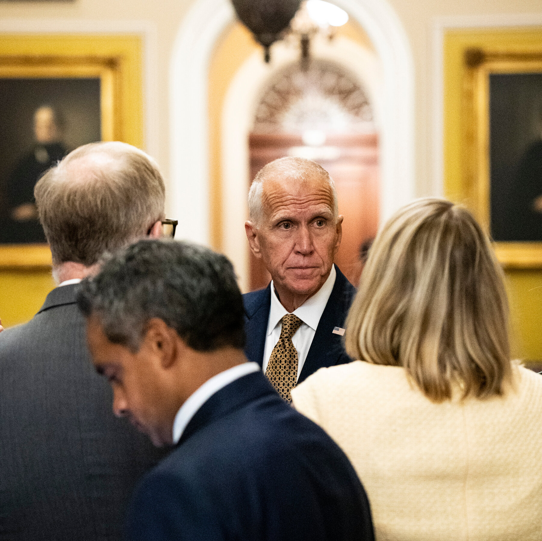 Thom Tillis, Republican Senator, Won’t Seek Re-election Amid Trump’s Primary Threats