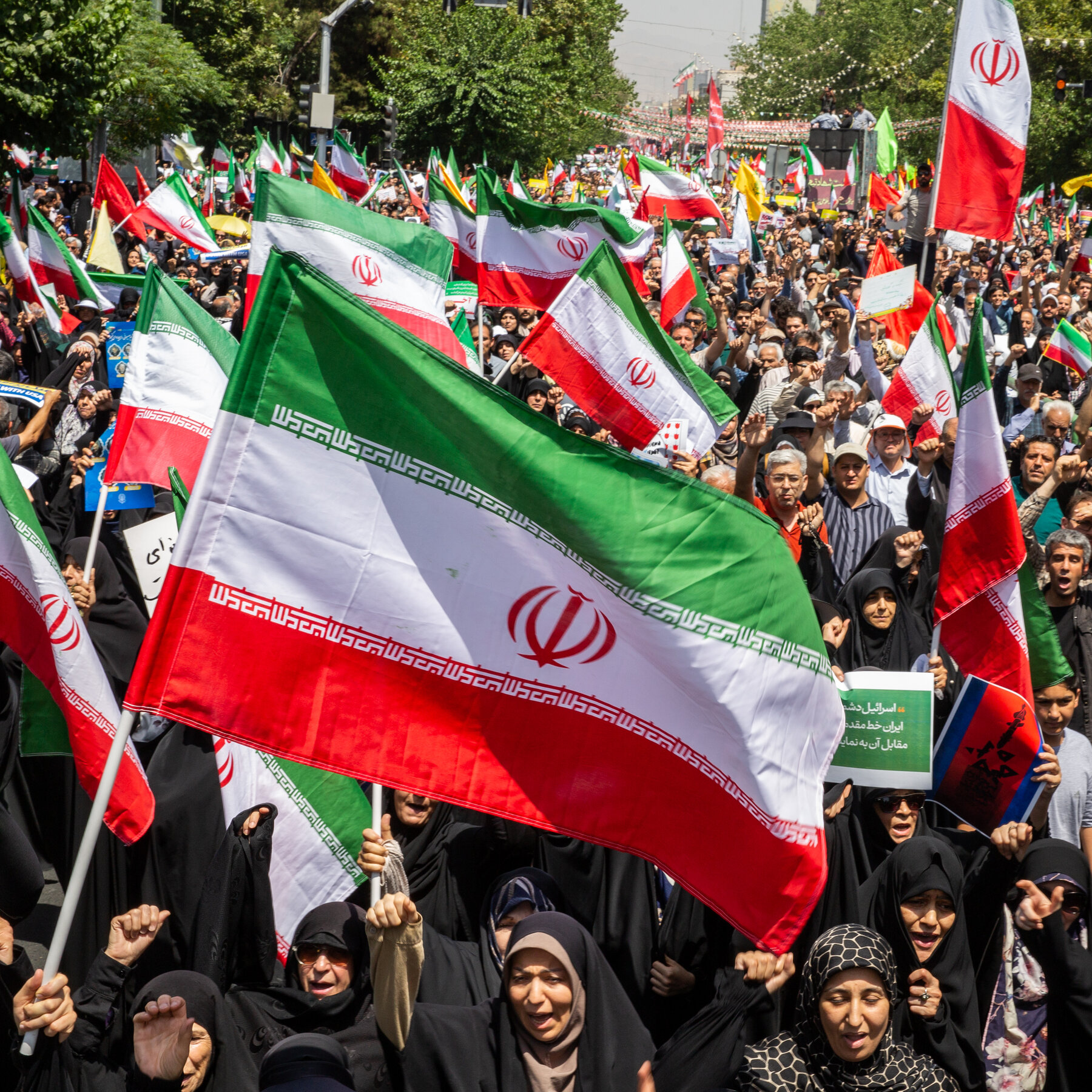 Thousands Protest Across the Middle East as Israel-Iran Conflict Deepens