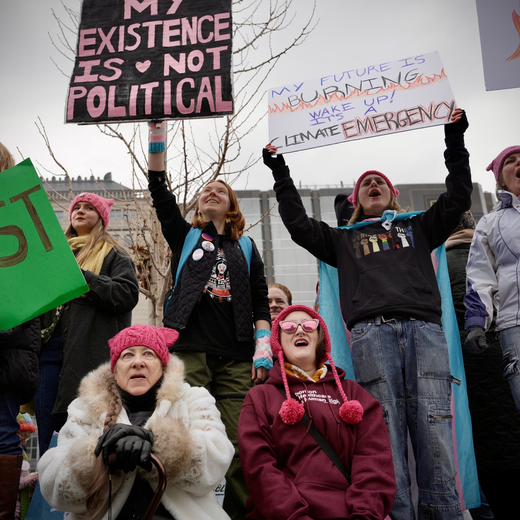 Thousands Protest Trump’s Return to White House Days Before His Inauguration
