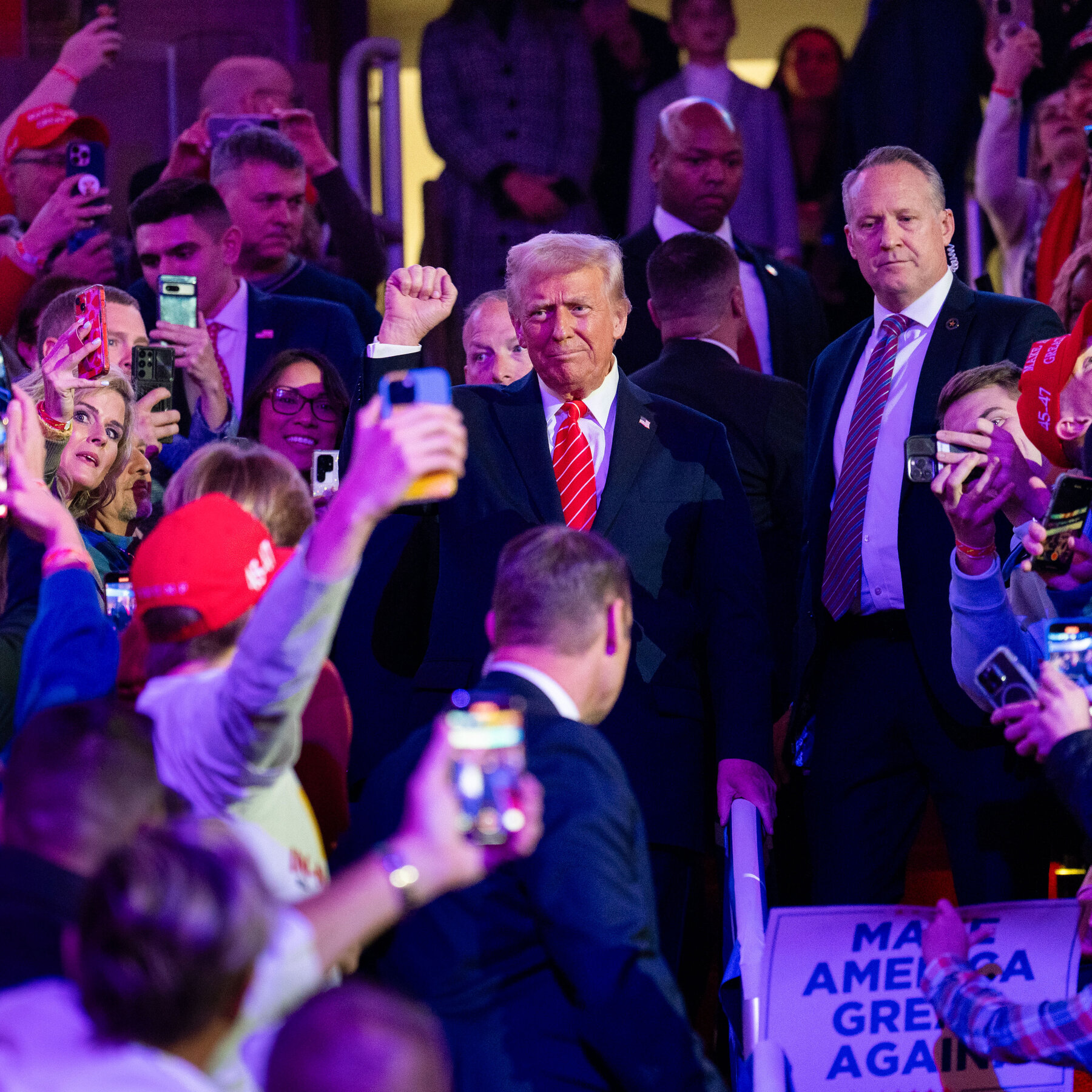 Trump Celebrates in Washington at Rally Laced With Exaggerations and Falsehoods