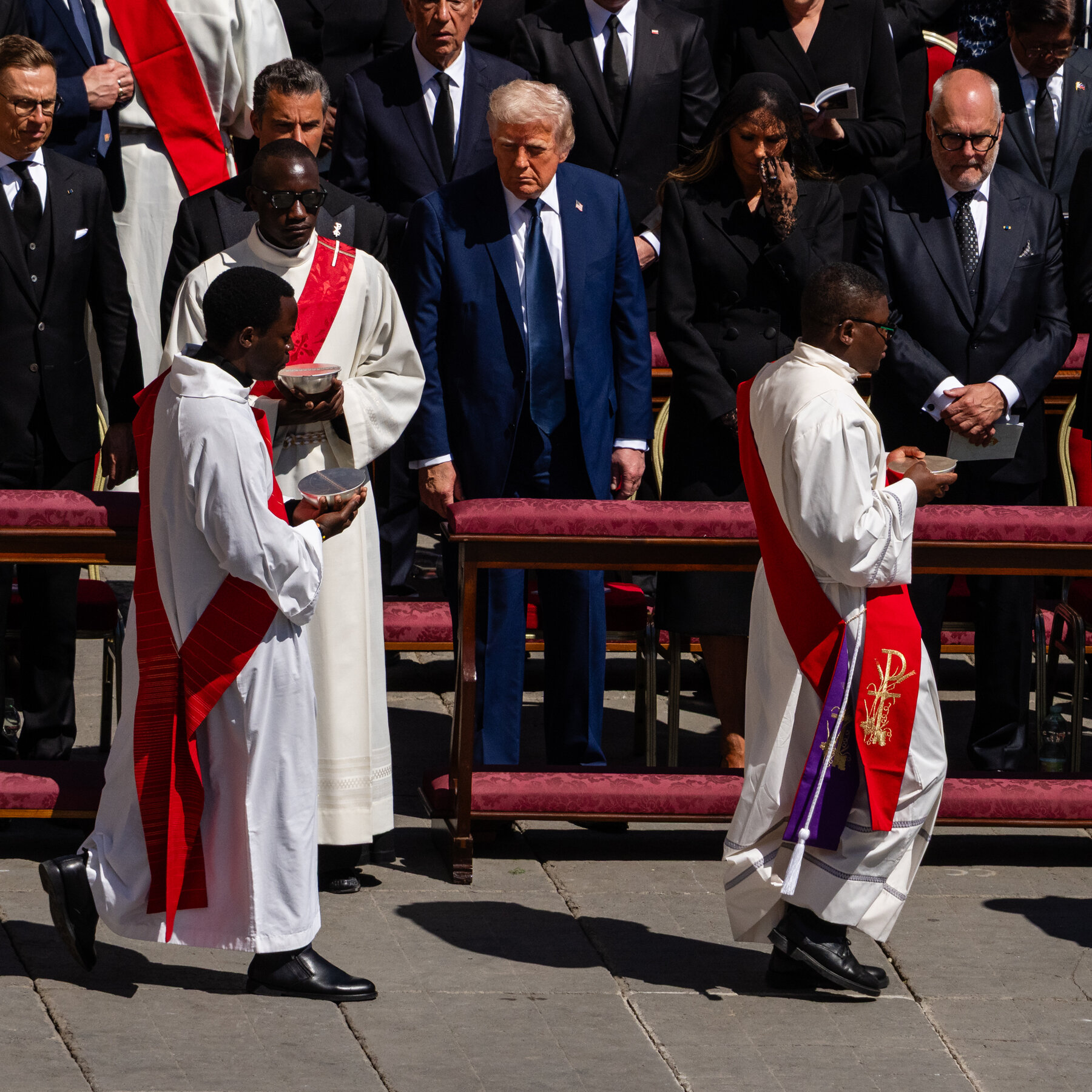 Trump Posts an Image of Himself as Pope