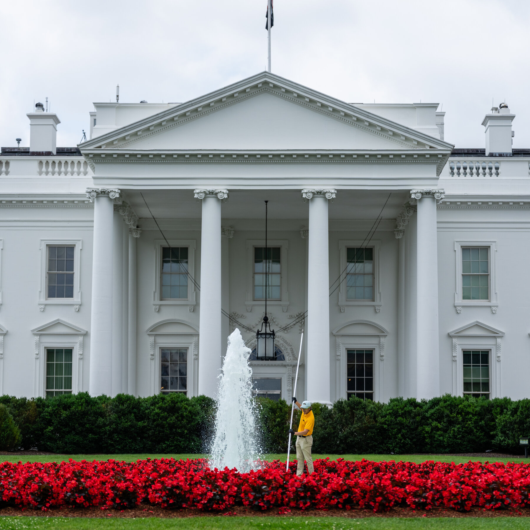 Trump Quizzes Workers at the White House: ‘Any Illegal Immigrants?’