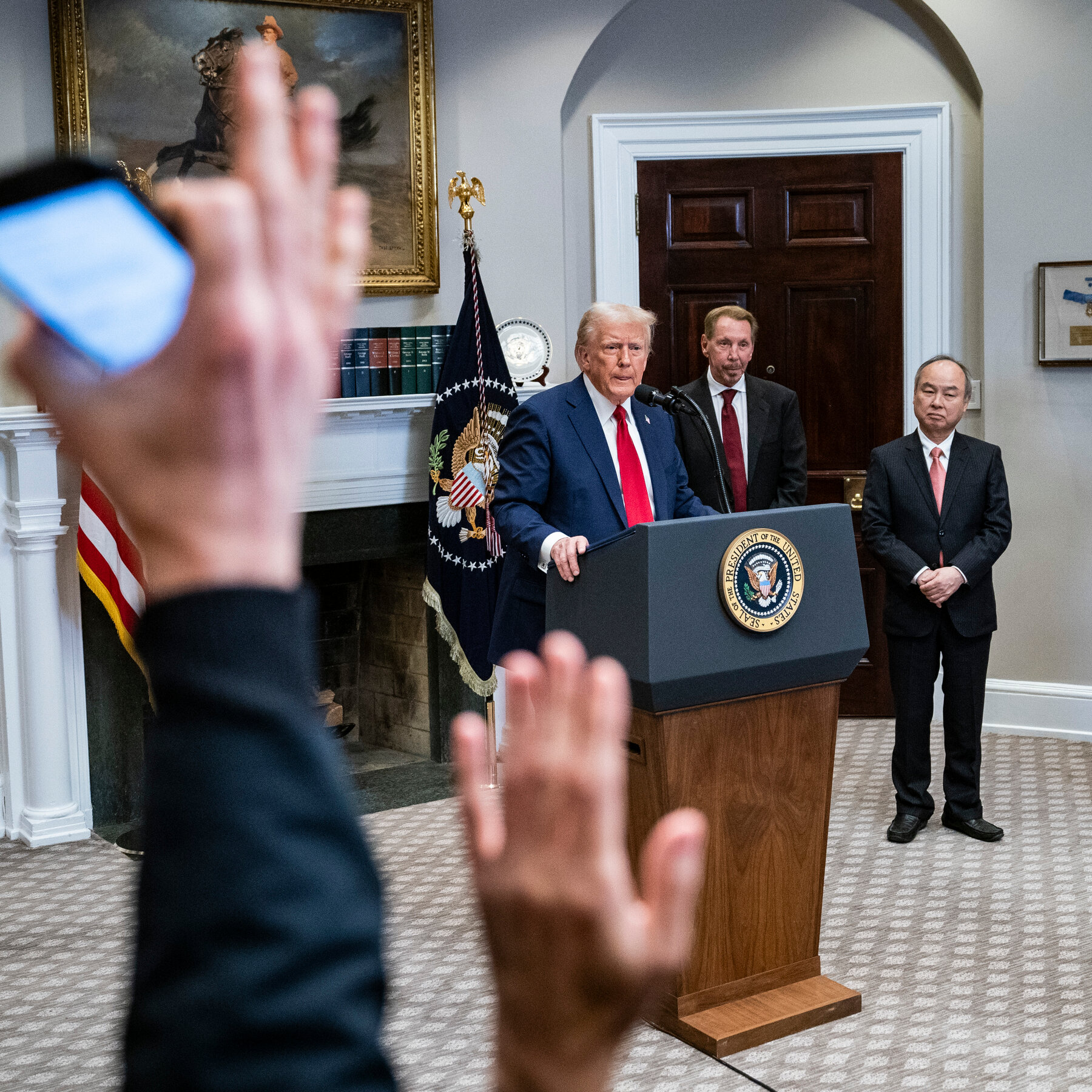 Trump Revels in a Presidential Perk: The Omnipresent Press Pool