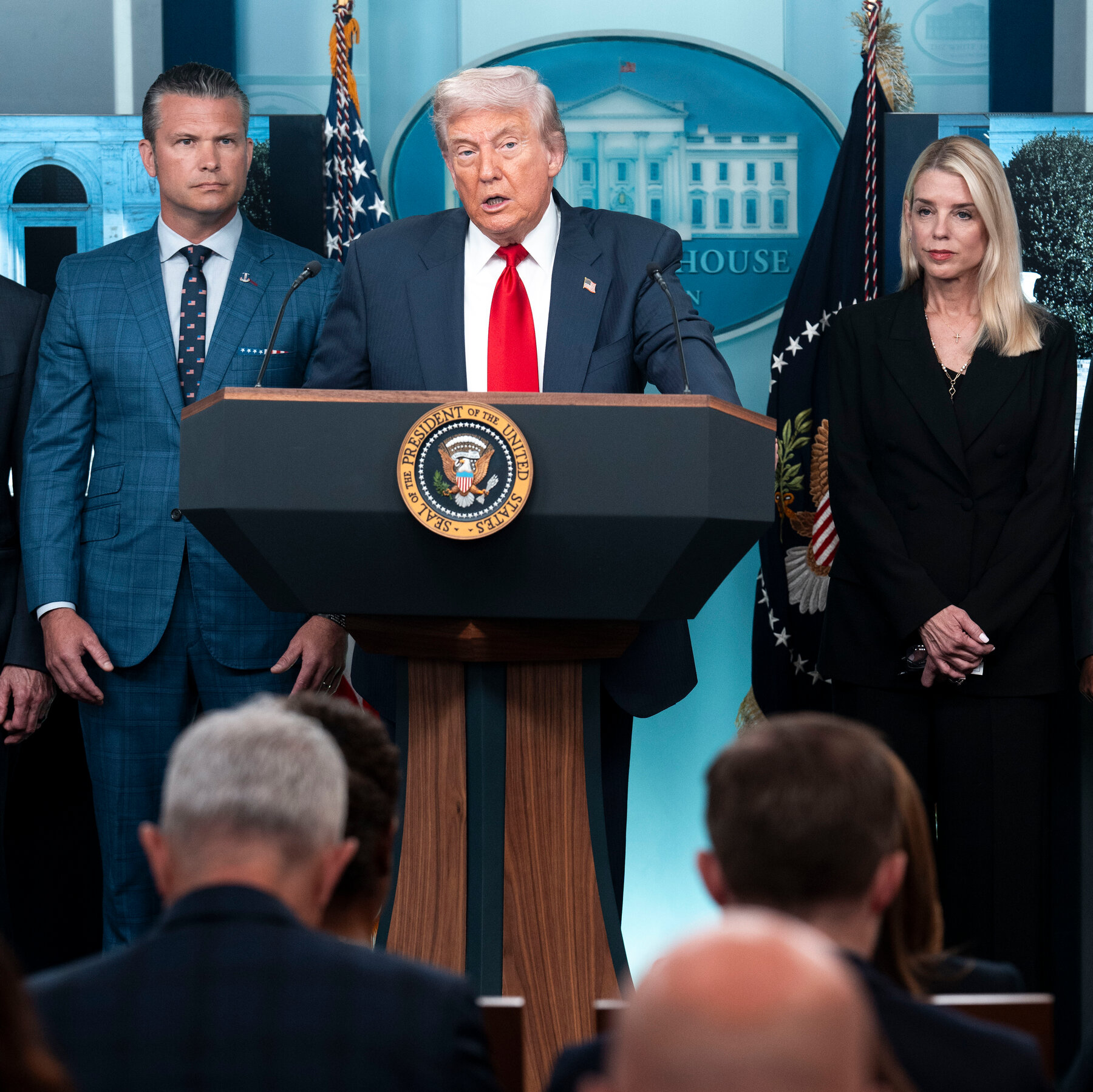 Trump Takes Control of D.C. Police, Citing ‘Bloodthirsty Criminals.’ But Crime Is Down.