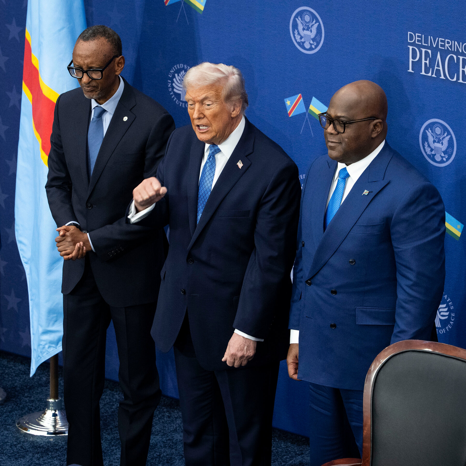 Trump Trumpets Peace in Africa Amid War on Drug Boats, in Day of Dissonance