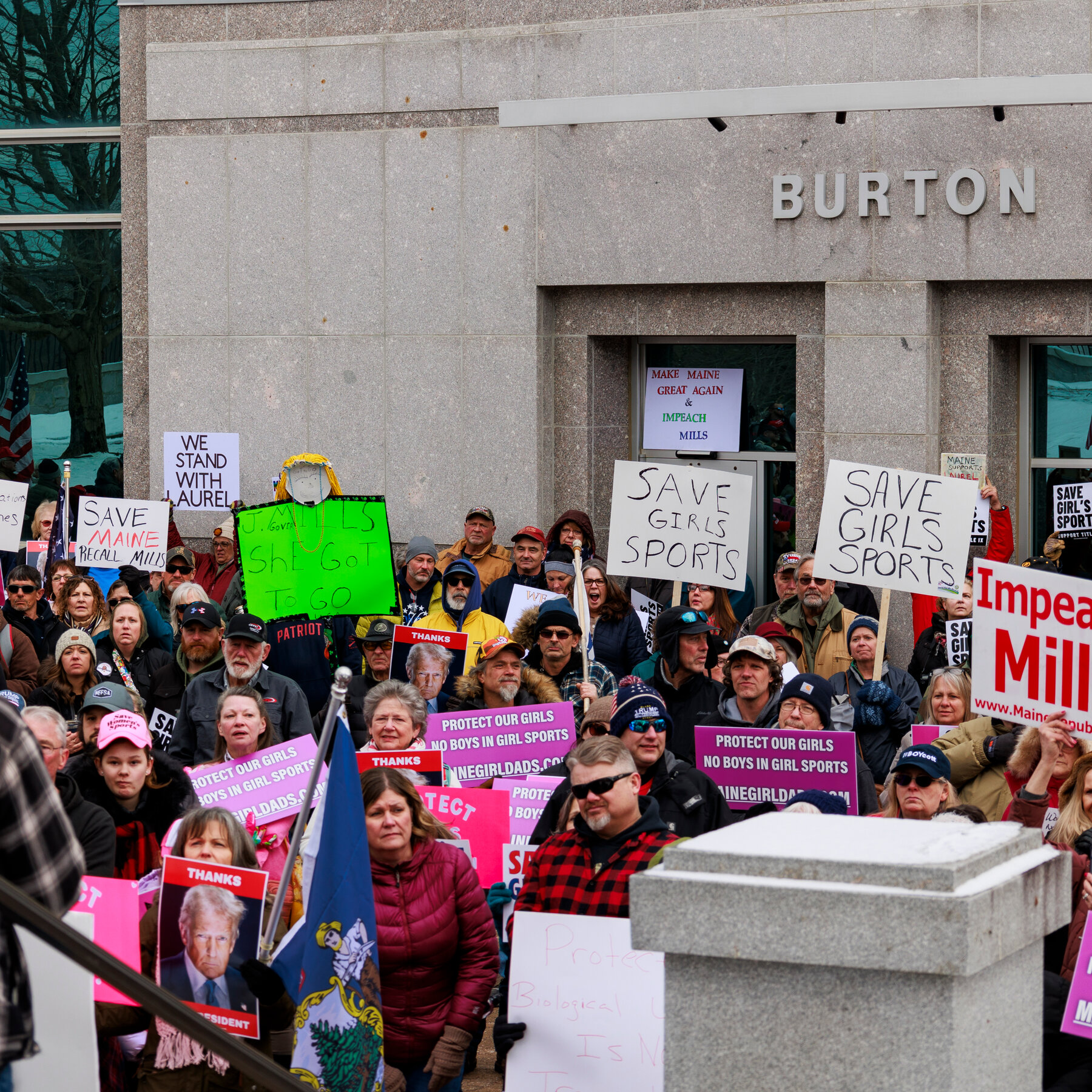Trump’s Clash With Maine Gov. Janet Mills Fuels Tensions Across State