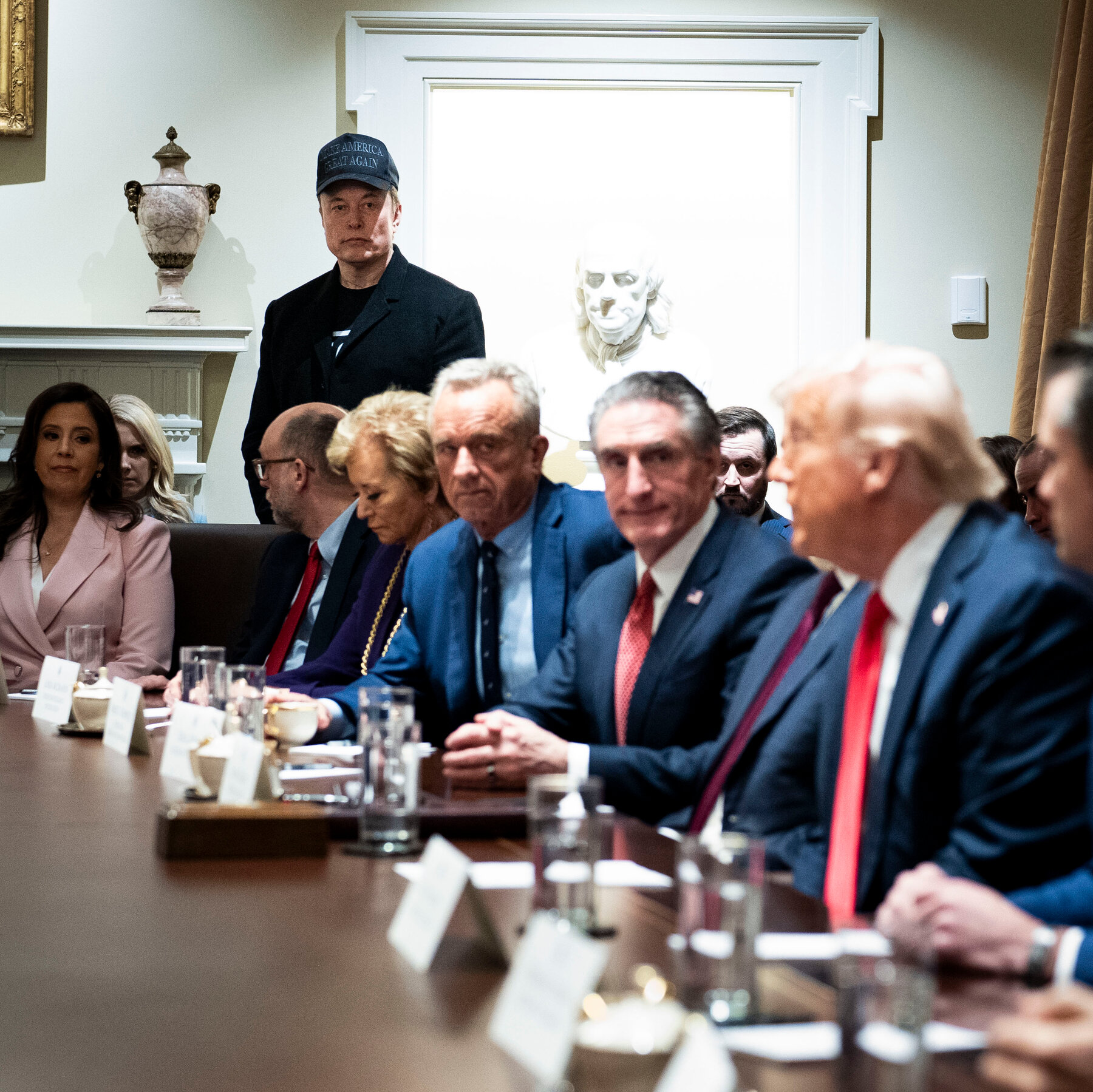 Trump’s First Cabinet Meeting Was a Display of Deference to Elon Musk