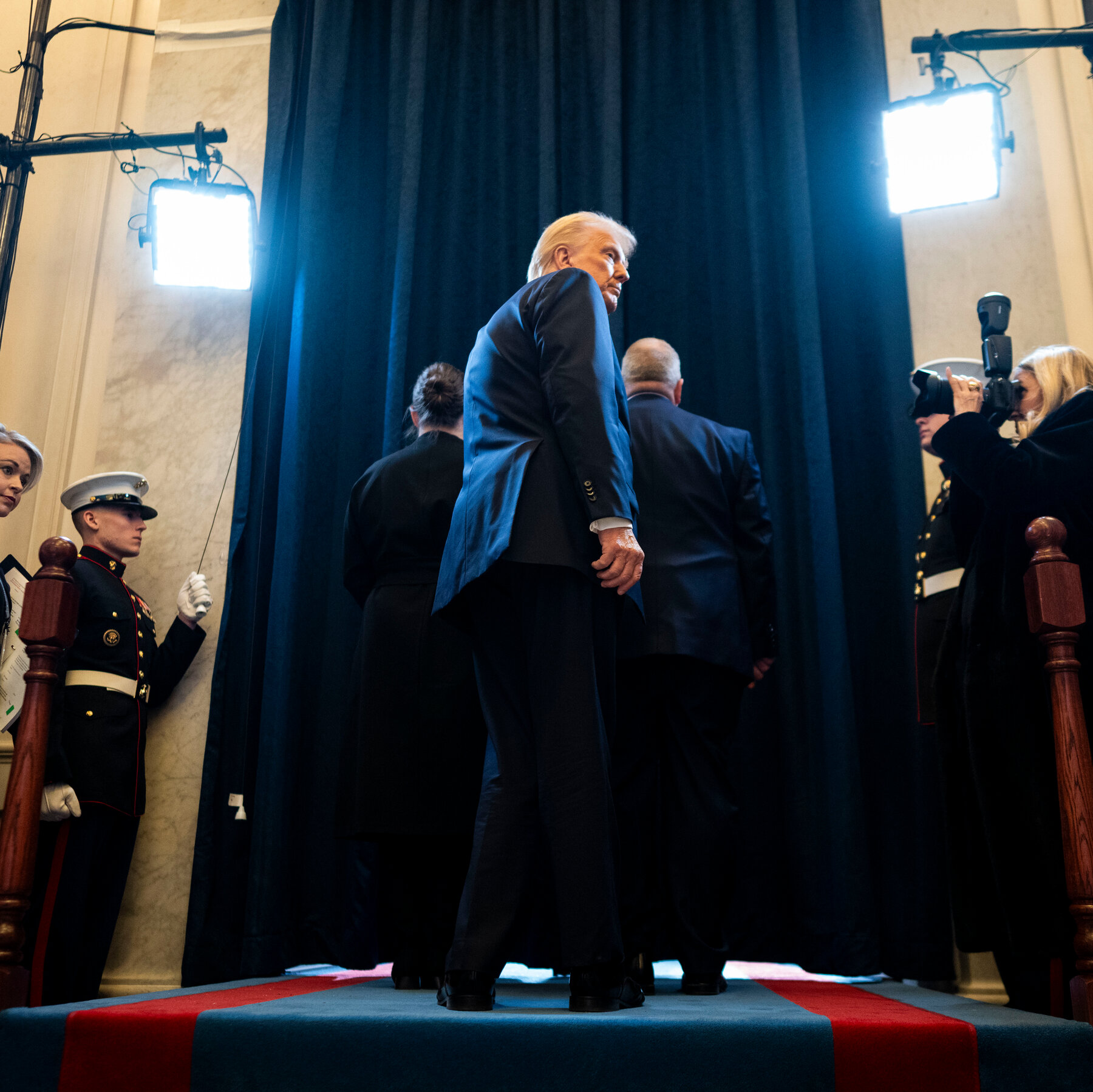 Trump’s First Day in Office: Behind-the-Scenes Photos