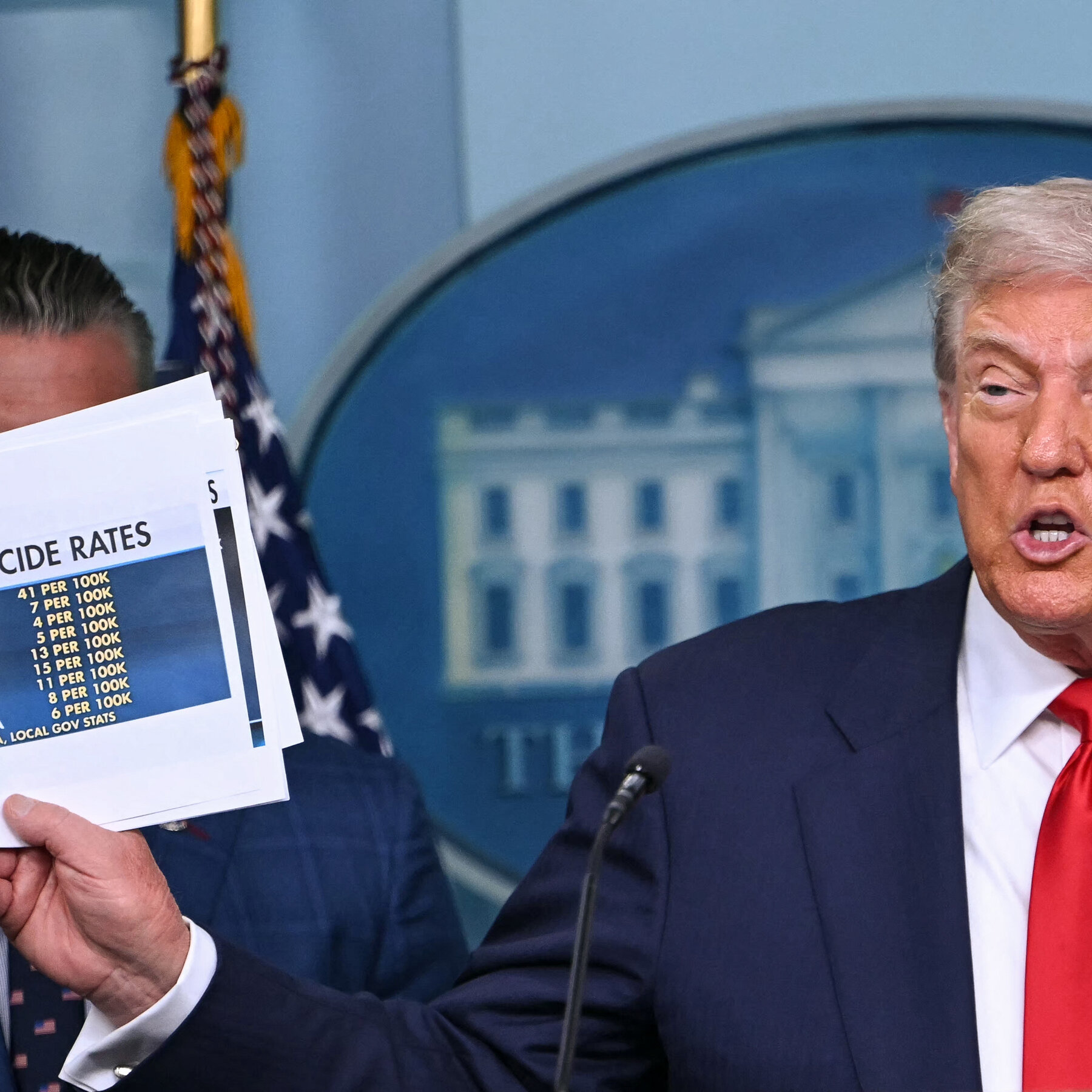 Trump’s homicide-rate chart has been making the rounds on right-wing social media.