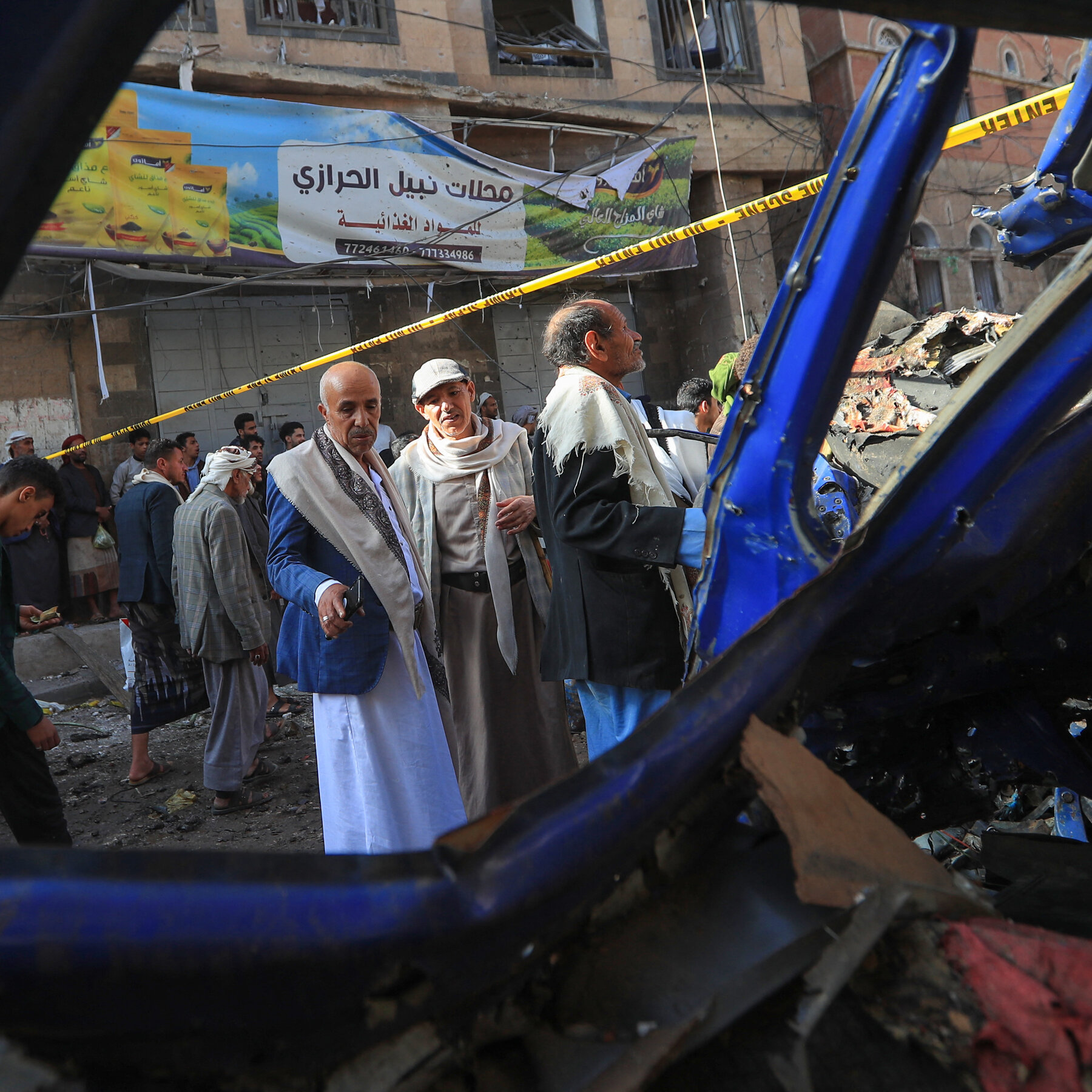 U.S. Airstrike Hits Yemeni Capital, Killing 12, Local Health Officials Say