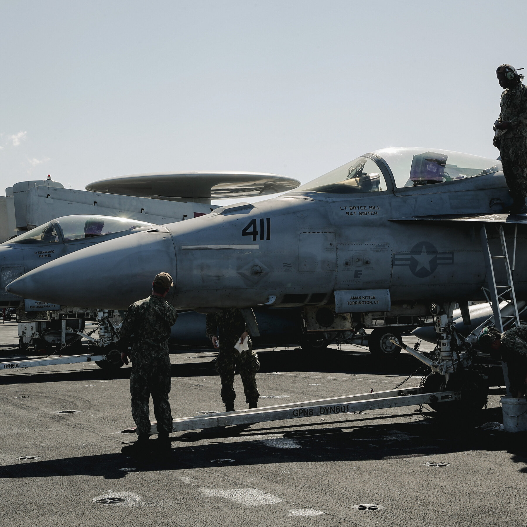 U.S. Navy Jet Sinks Into Red Sea After Falling Off Aircraft Carrier