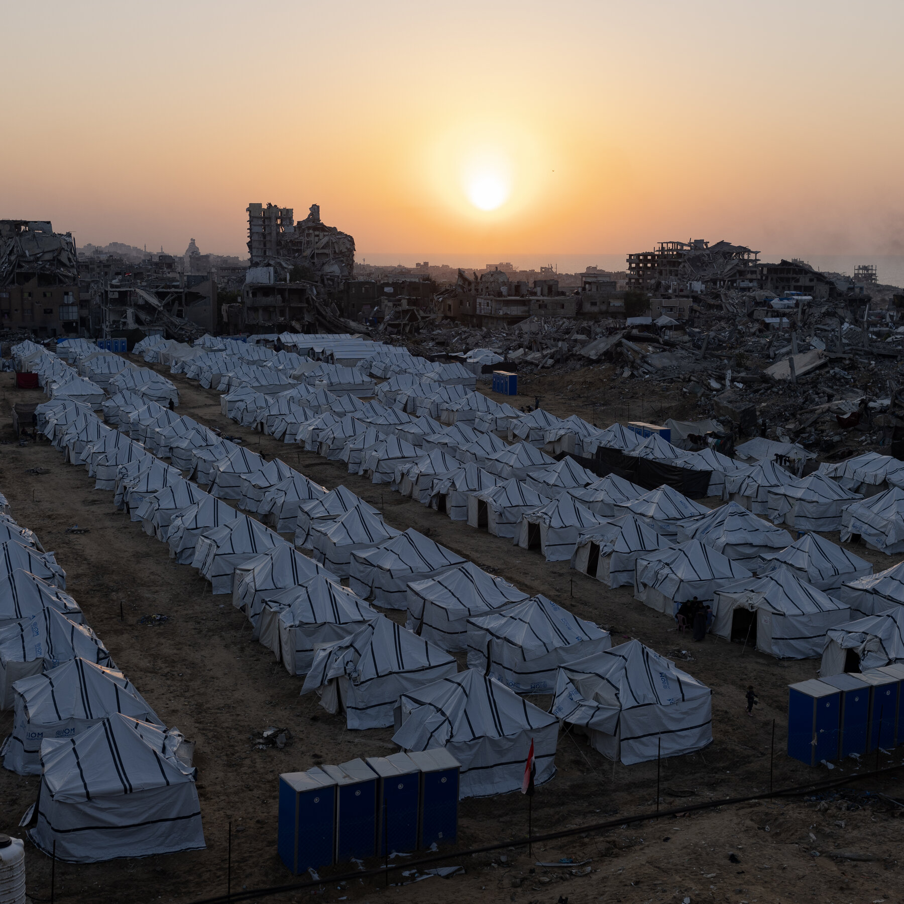 U.S. Plans Compounds to House Palestinians in Israeli-Held Half of Gaza