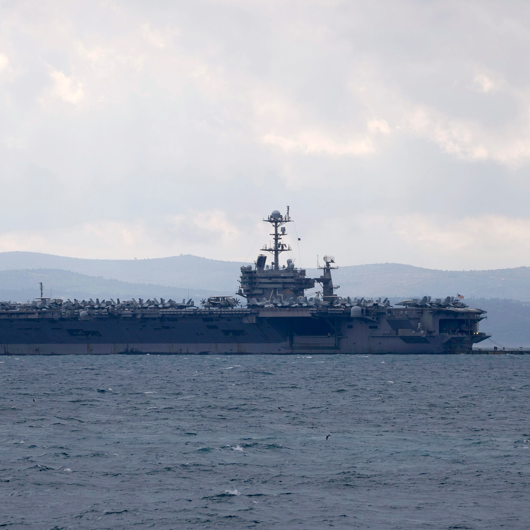 U.S.S. Harry S. Truman Carrier Collides With Commercial Ship Off Egypt