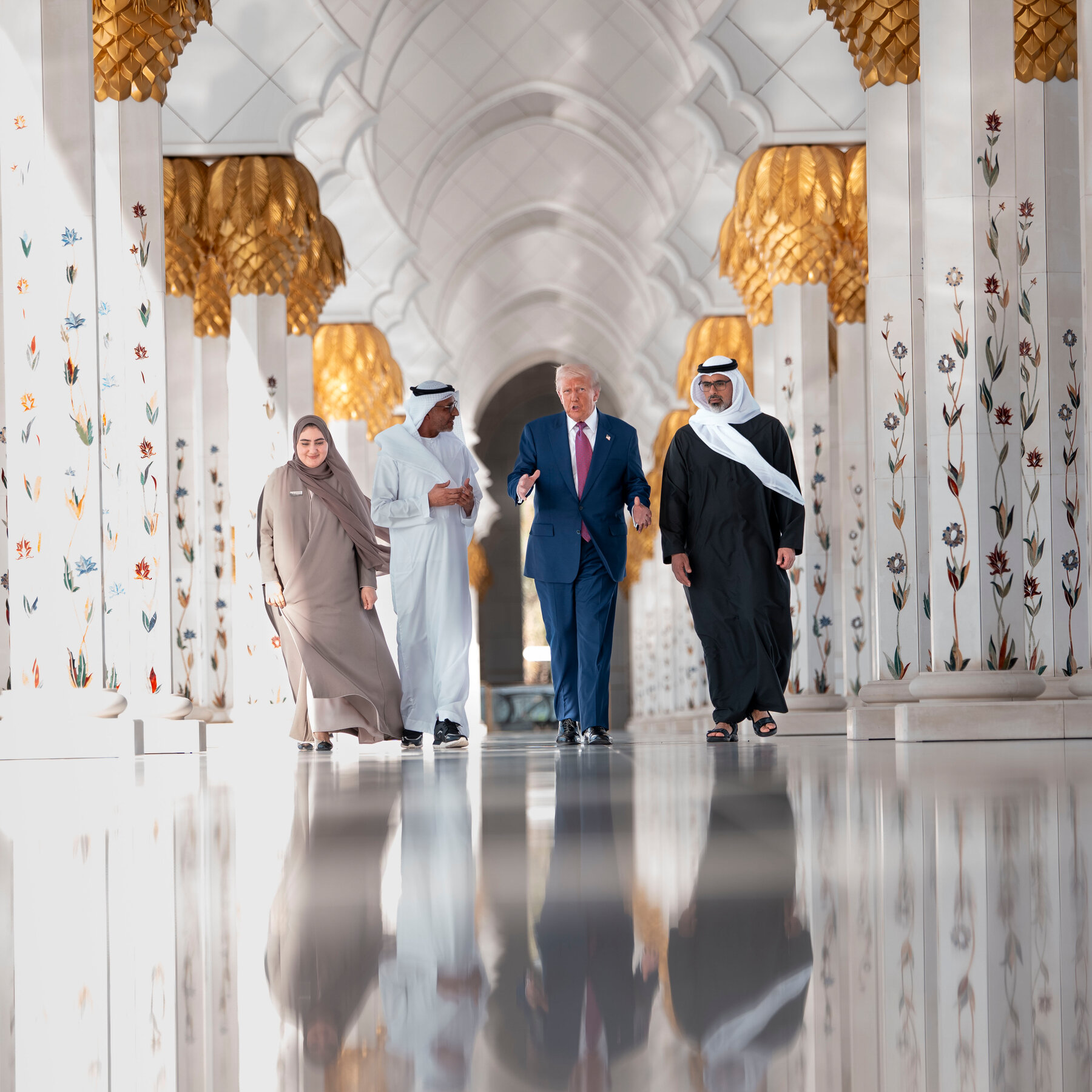 Vengeful at Home, Trump Takes His Forgiving Side on Tour