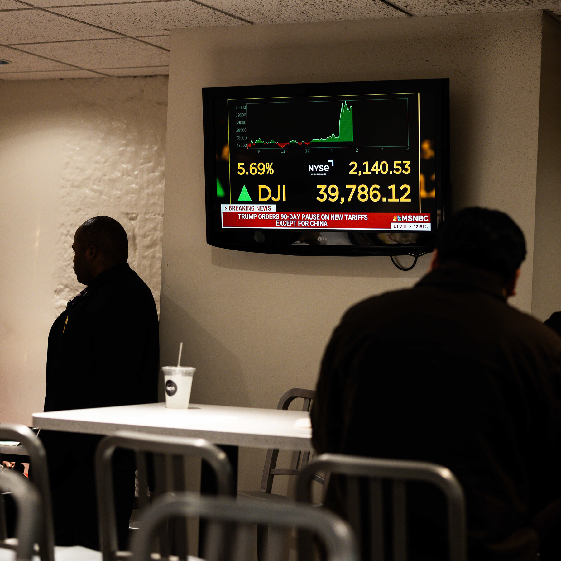 Wall Street Stumbles as Relief Over Tariff Pause Fades