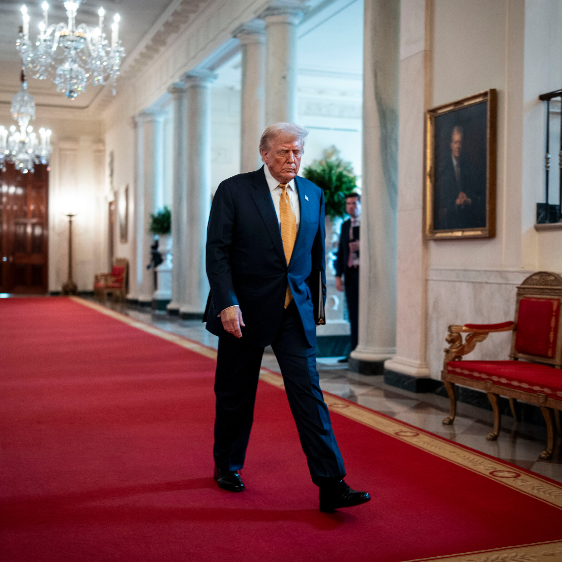 When It Comes to Jeffrey Epstein, Trump Says He Is Ready to Defer to the Courts