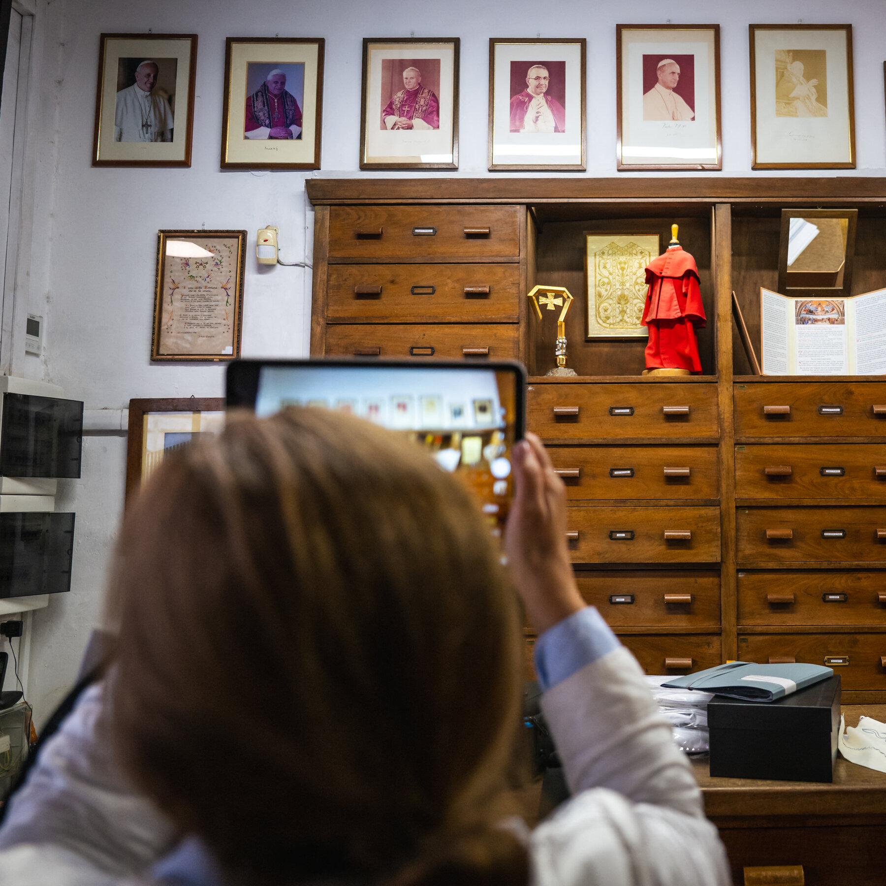 When the pope was chosen, two tailors in Rome were ready.