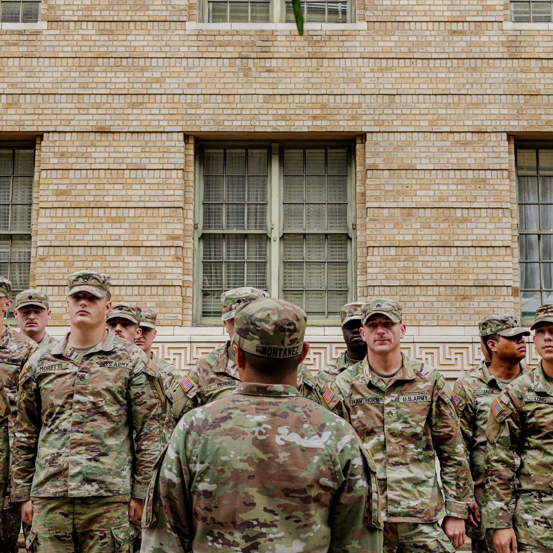 Why Trump loves a man (or 7,000 of them) in uniform.