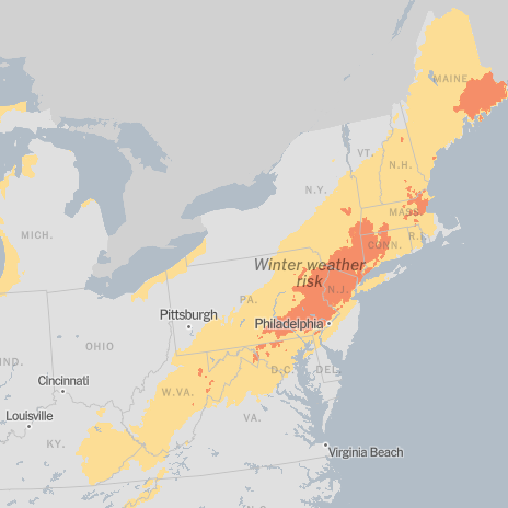 Winter Storm Forecast to Blanket the Northeast With Snow