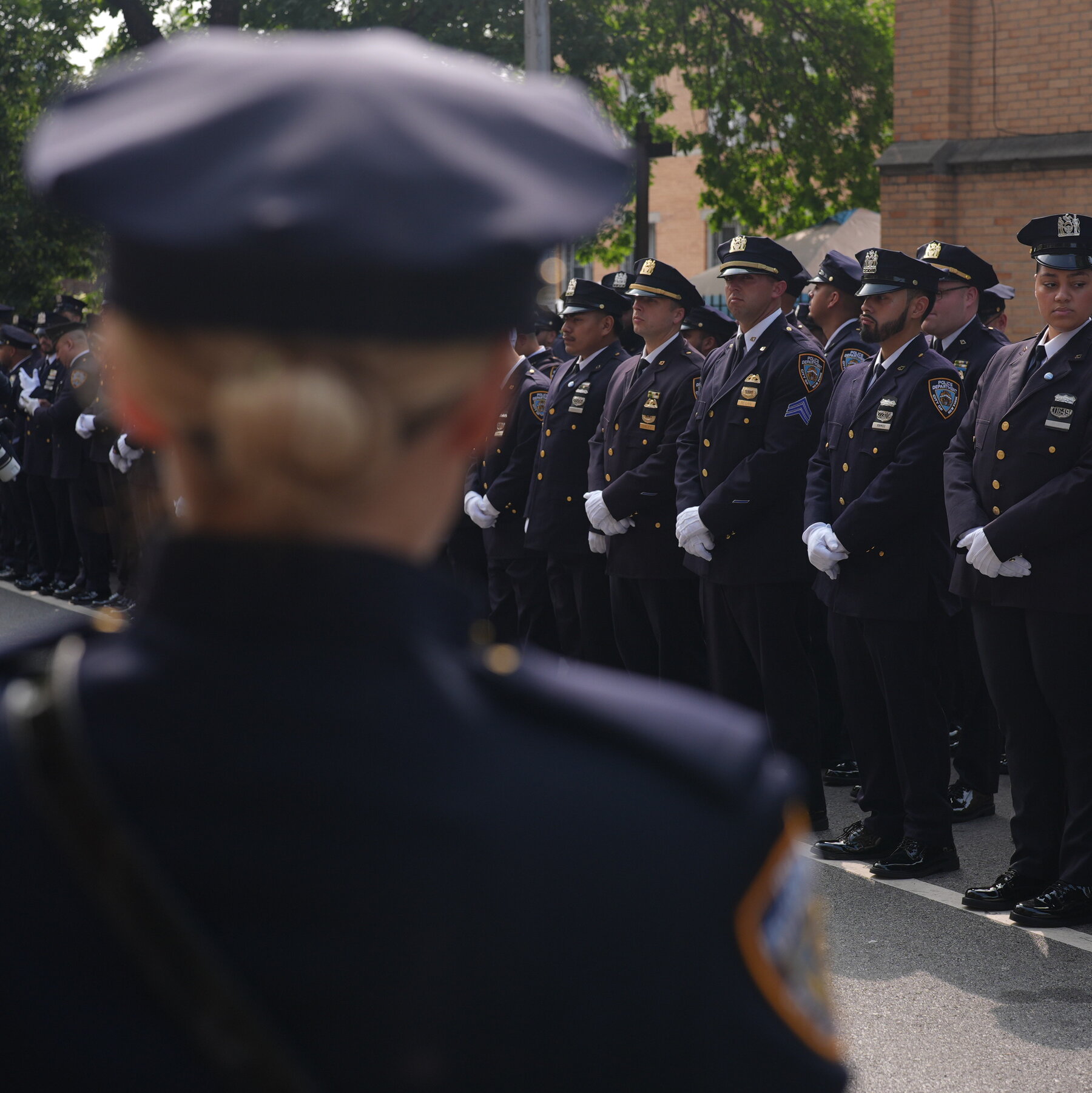 With Adams out of the race, police unions are declining to endorse another candidate.