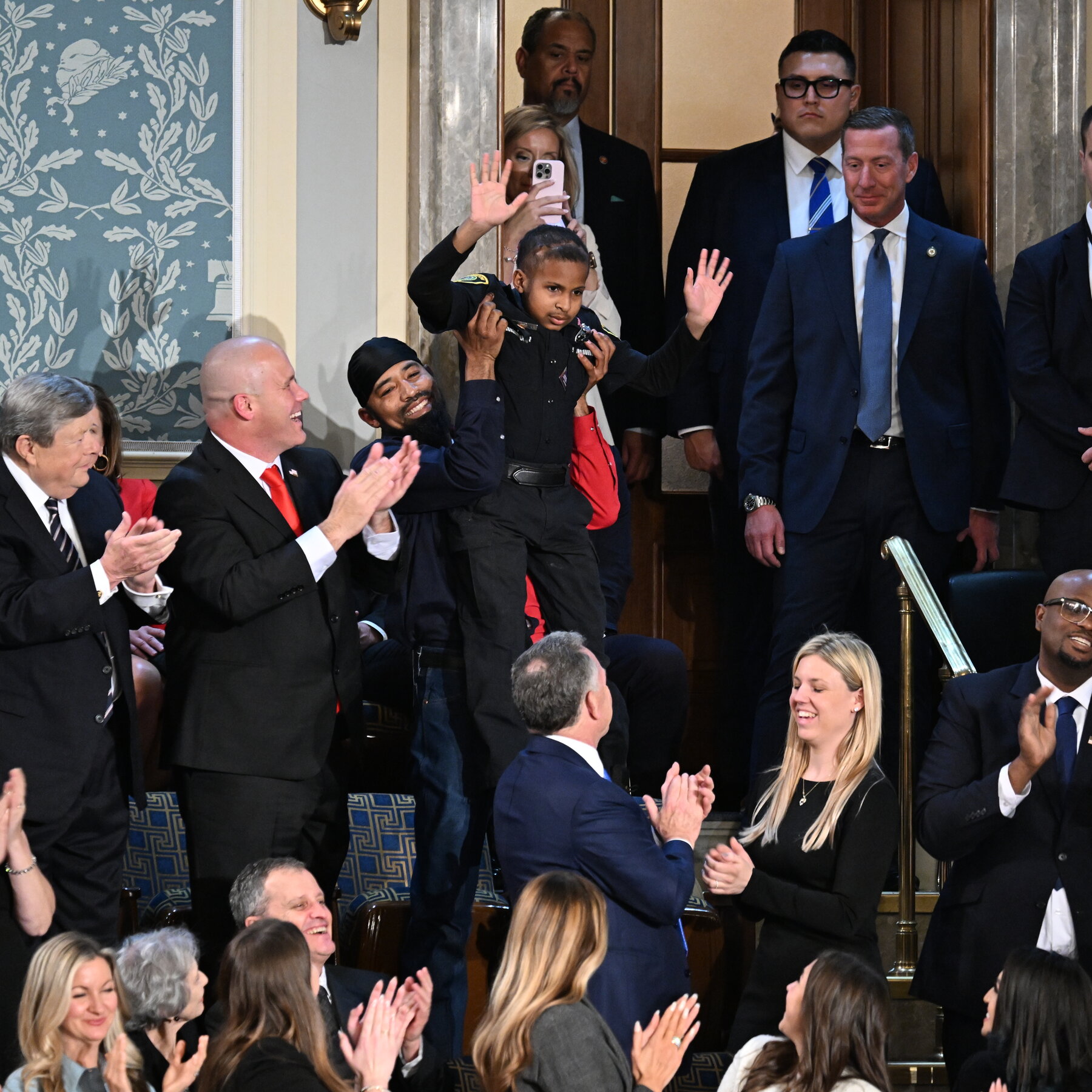 With Game Show Flair, Trump Recognizes Guests at Capitol Address